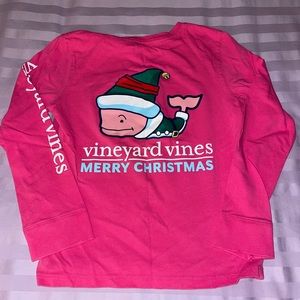 Girls Vineyard Vines elf shirt